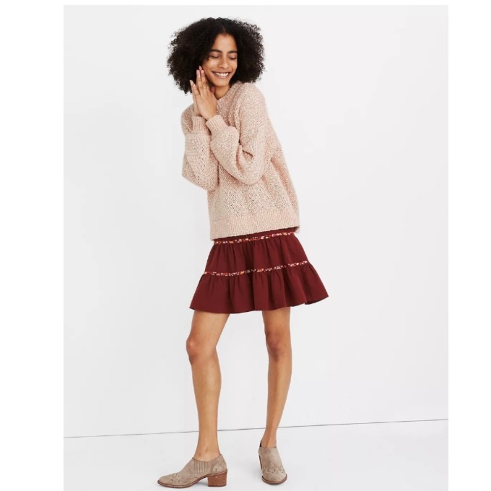 Madewell NWT Baez Pullover Sweater